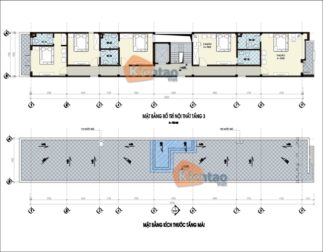 thiết kế nhà nghỉ 3 tầng