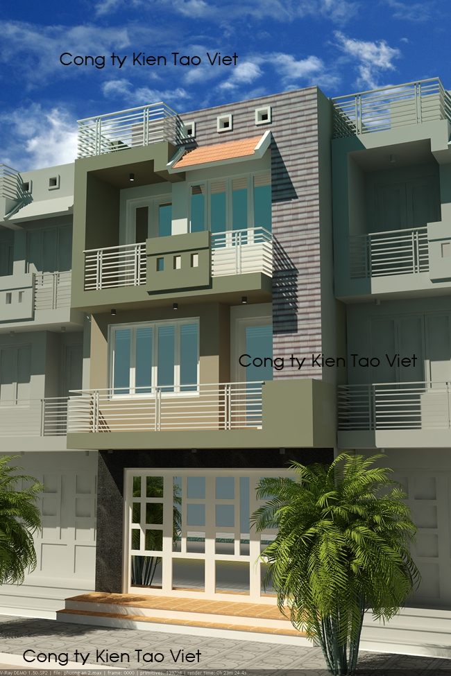Nhà nghỉ 3 tầng đơn giản