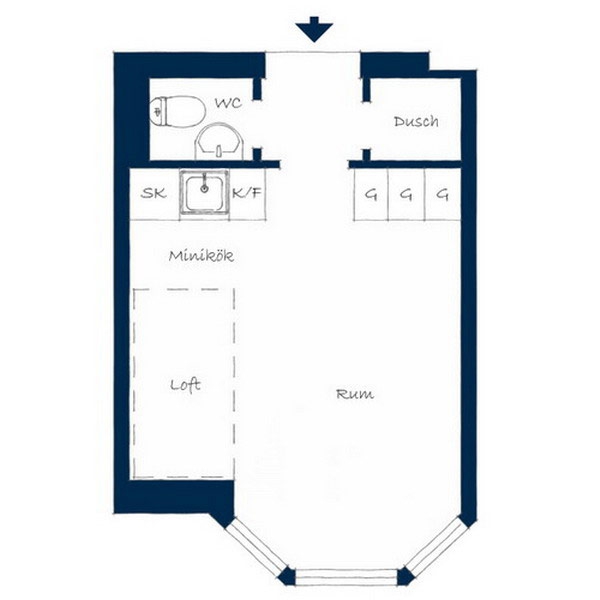 Căn hộ 21 m2 đẹp khó tin